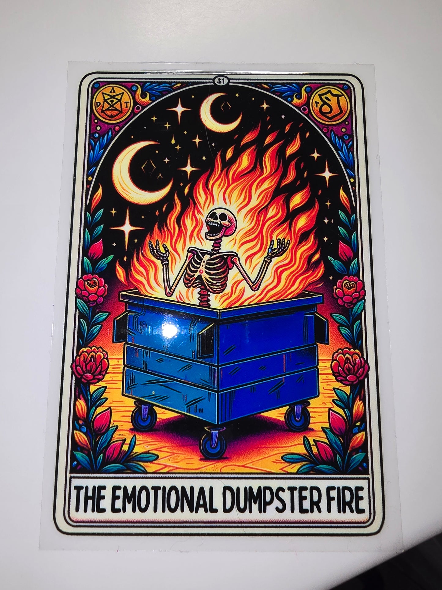 The emotional dumpster fire tarot