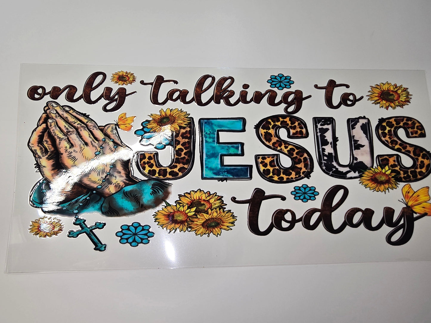 Only Talking to Jesus Today