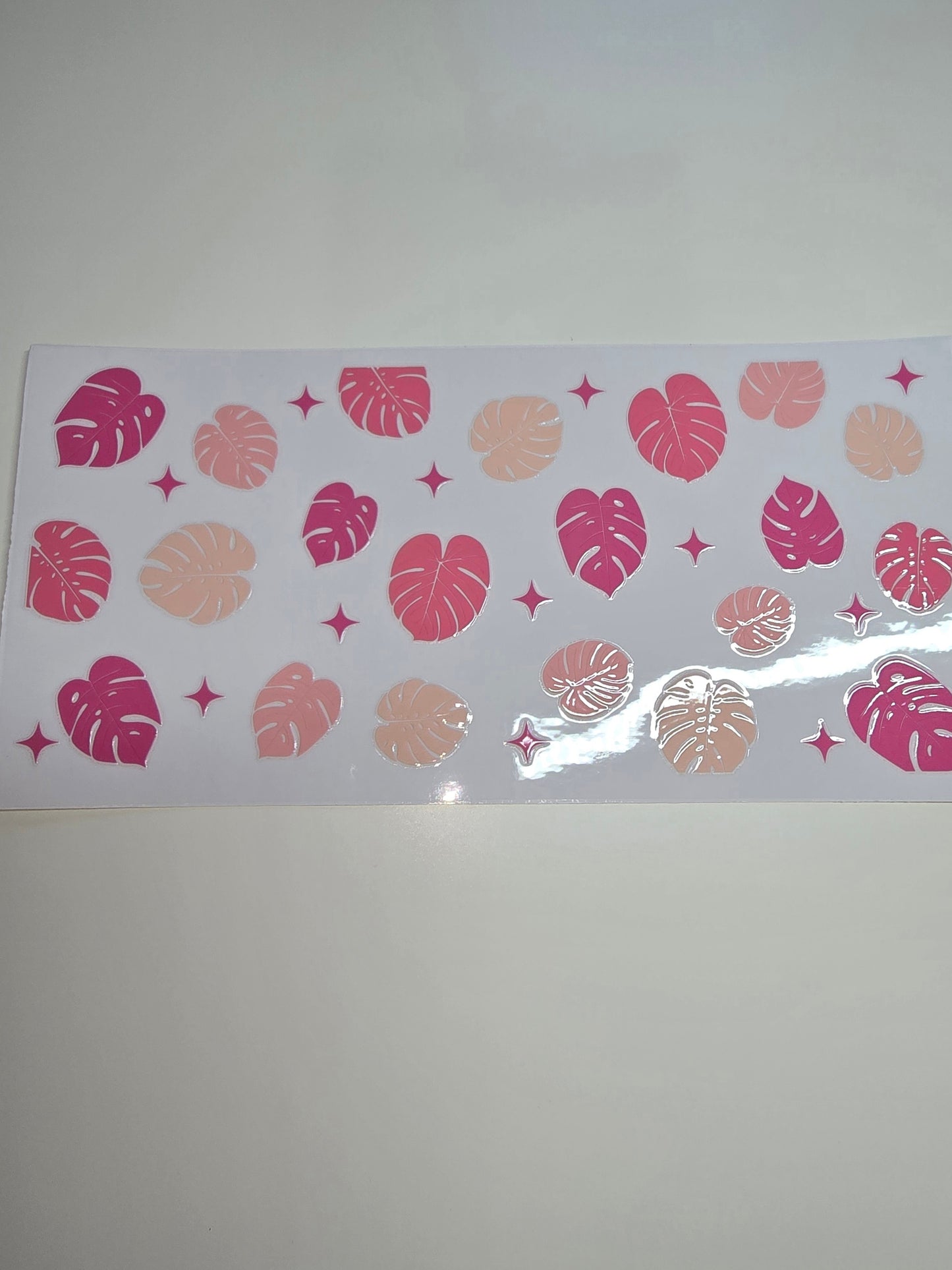 Pink & Peach Leaves