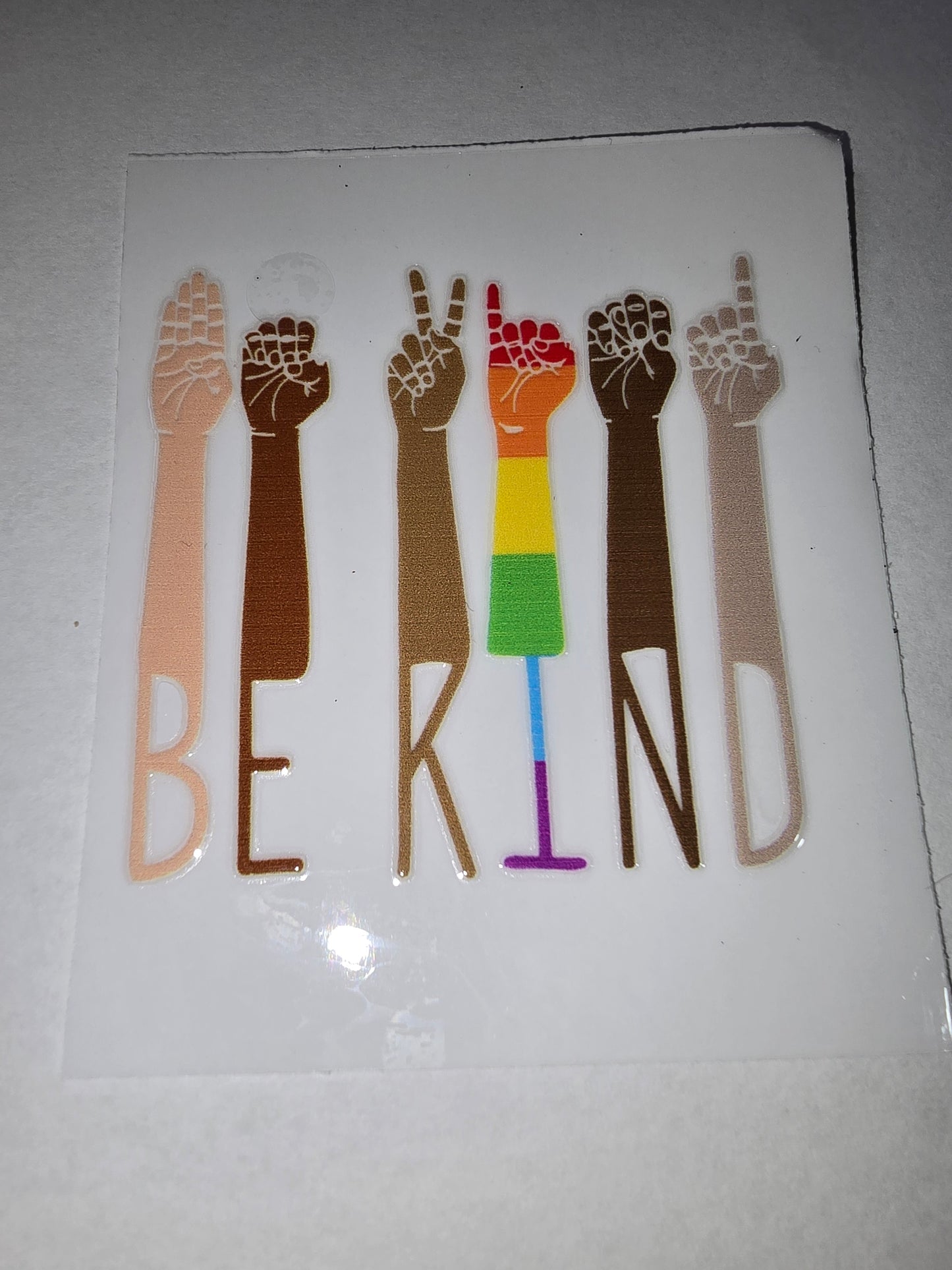 Be Kind hands