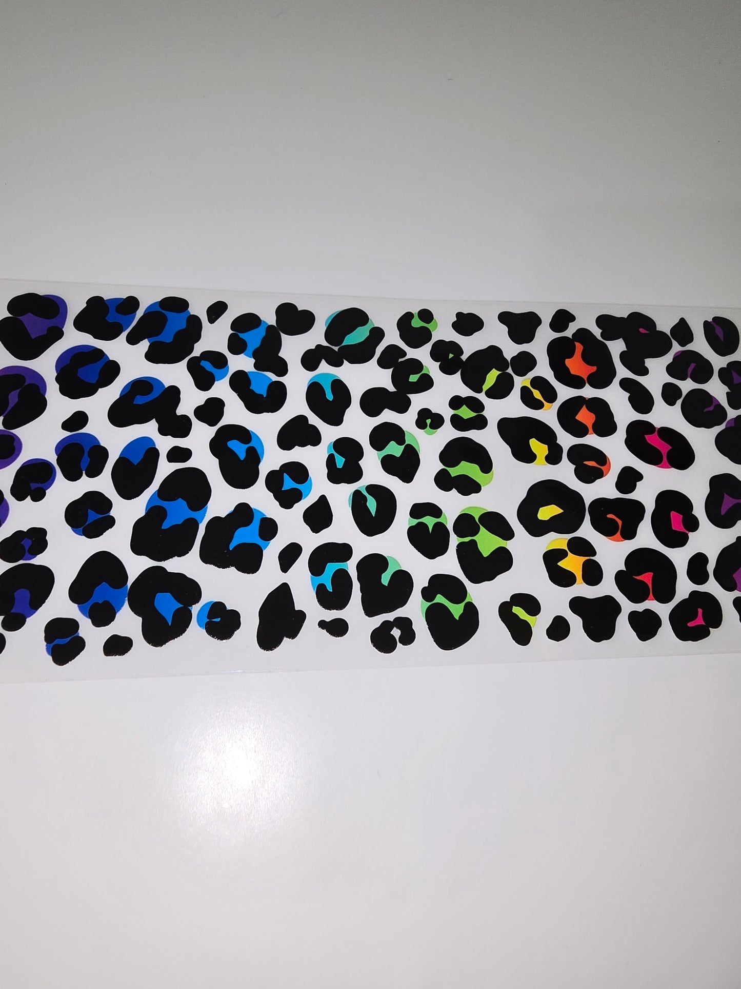 Rainbow leopard print