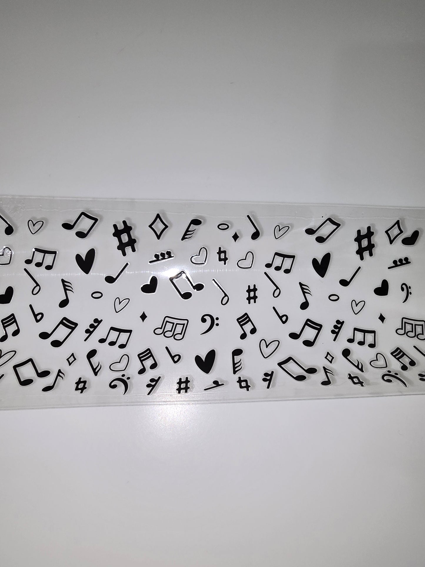 Black & White Musical Notes