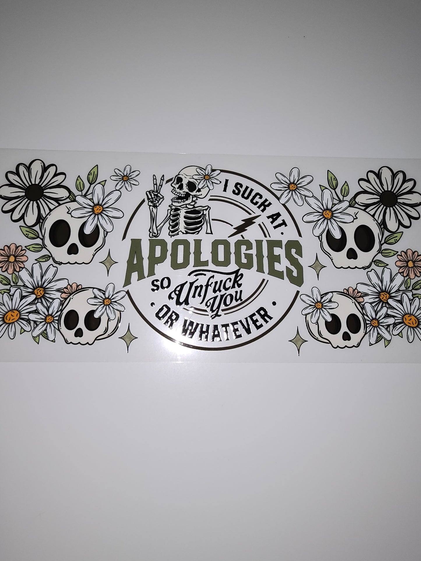 I suck at apologies so unF you... or whatever