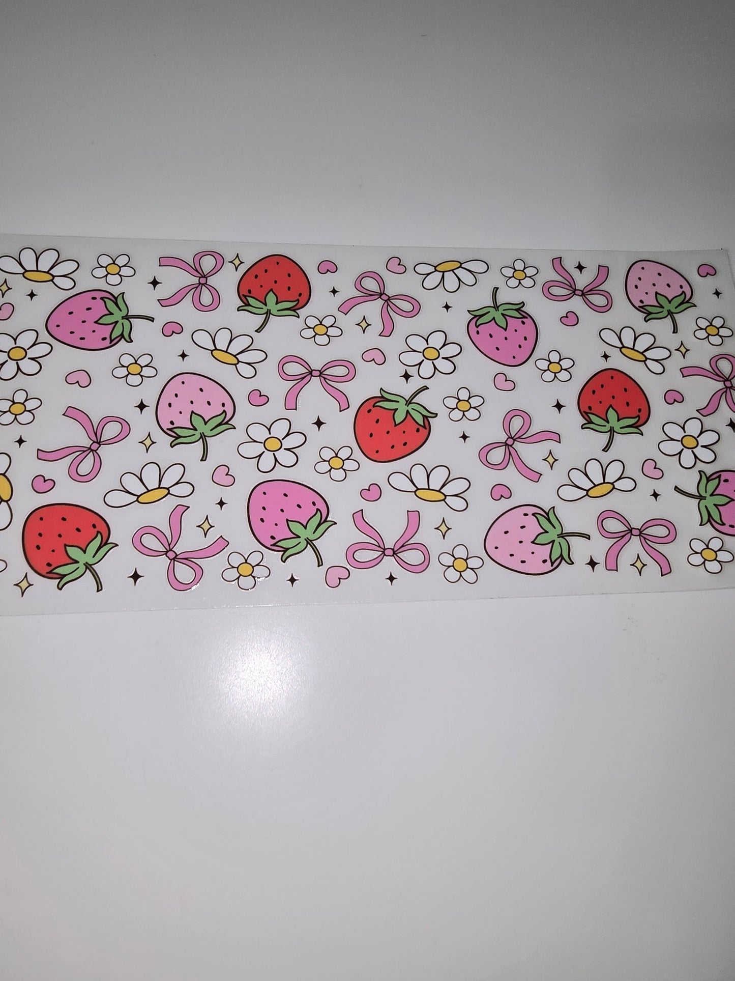 Big pink & red strawberries