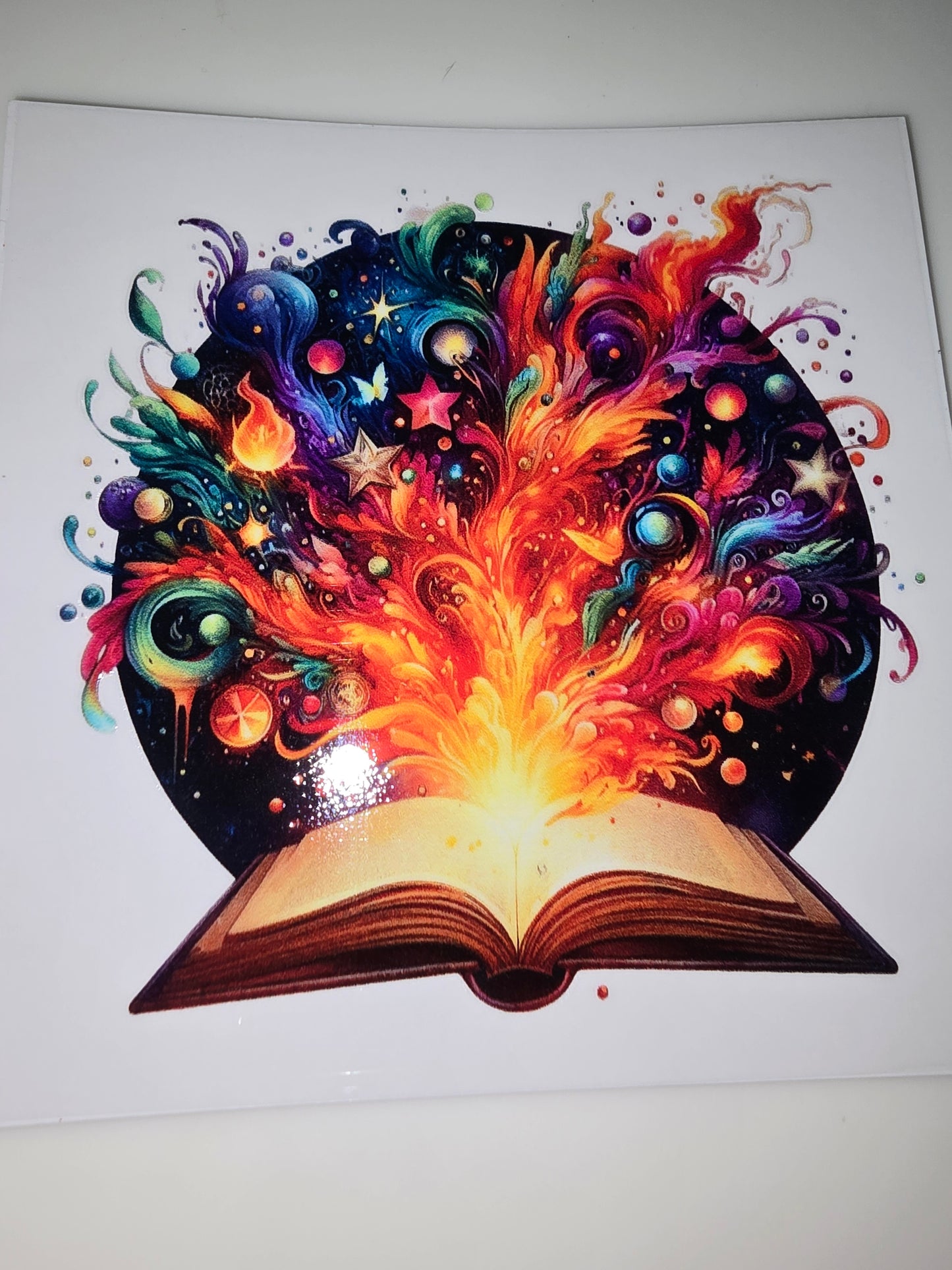 Book & Flames