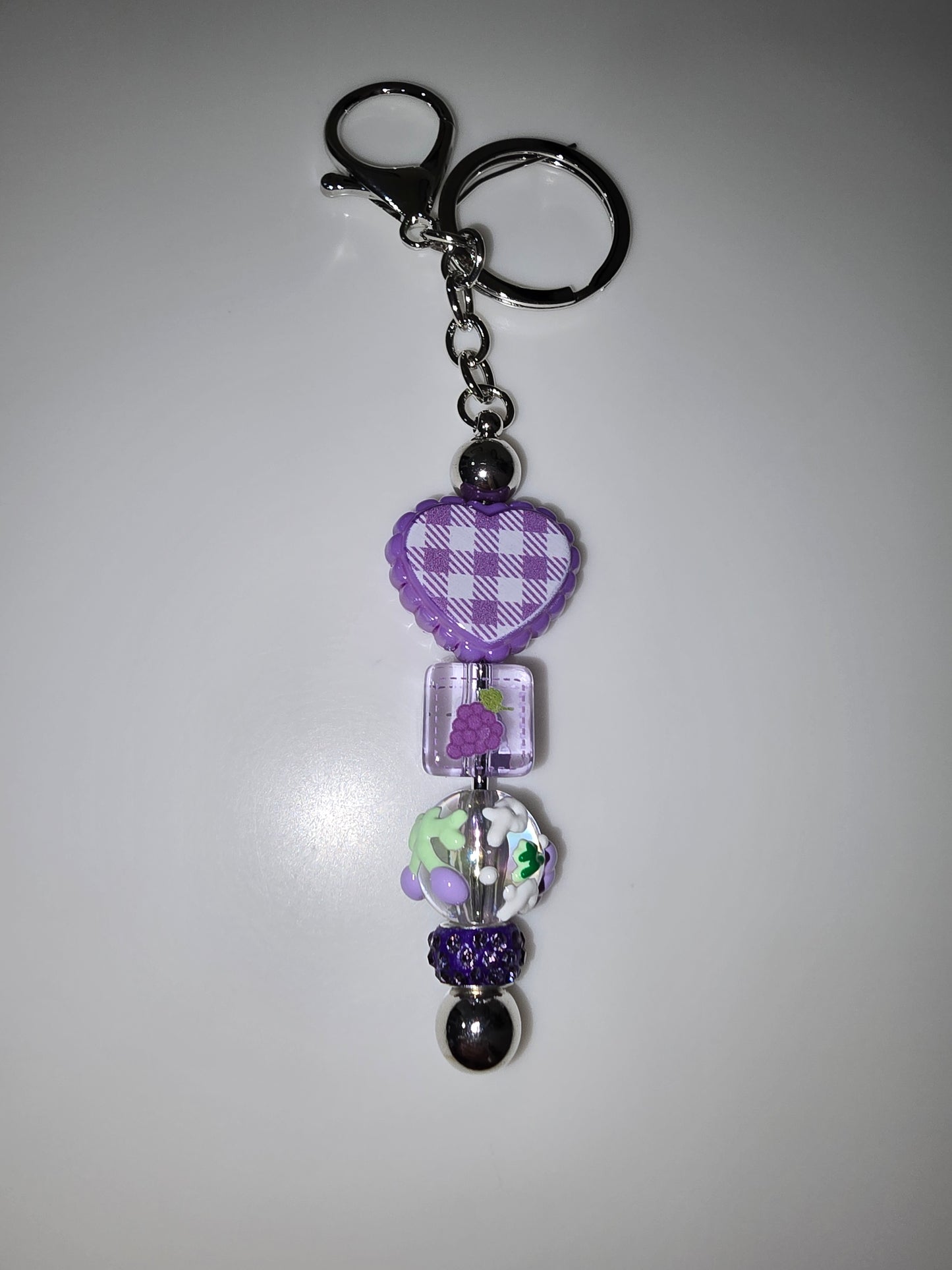 Purple & Grape Keychain