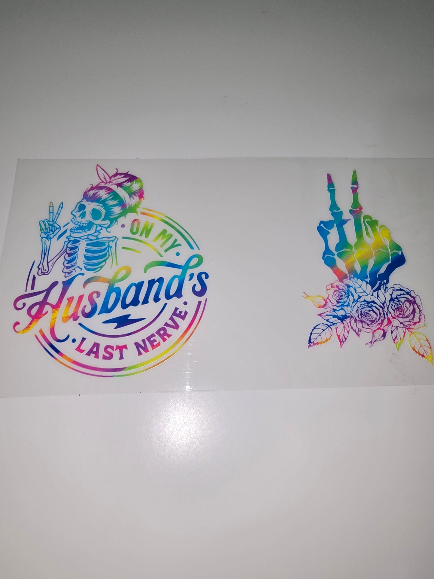 On my husband's last nerve