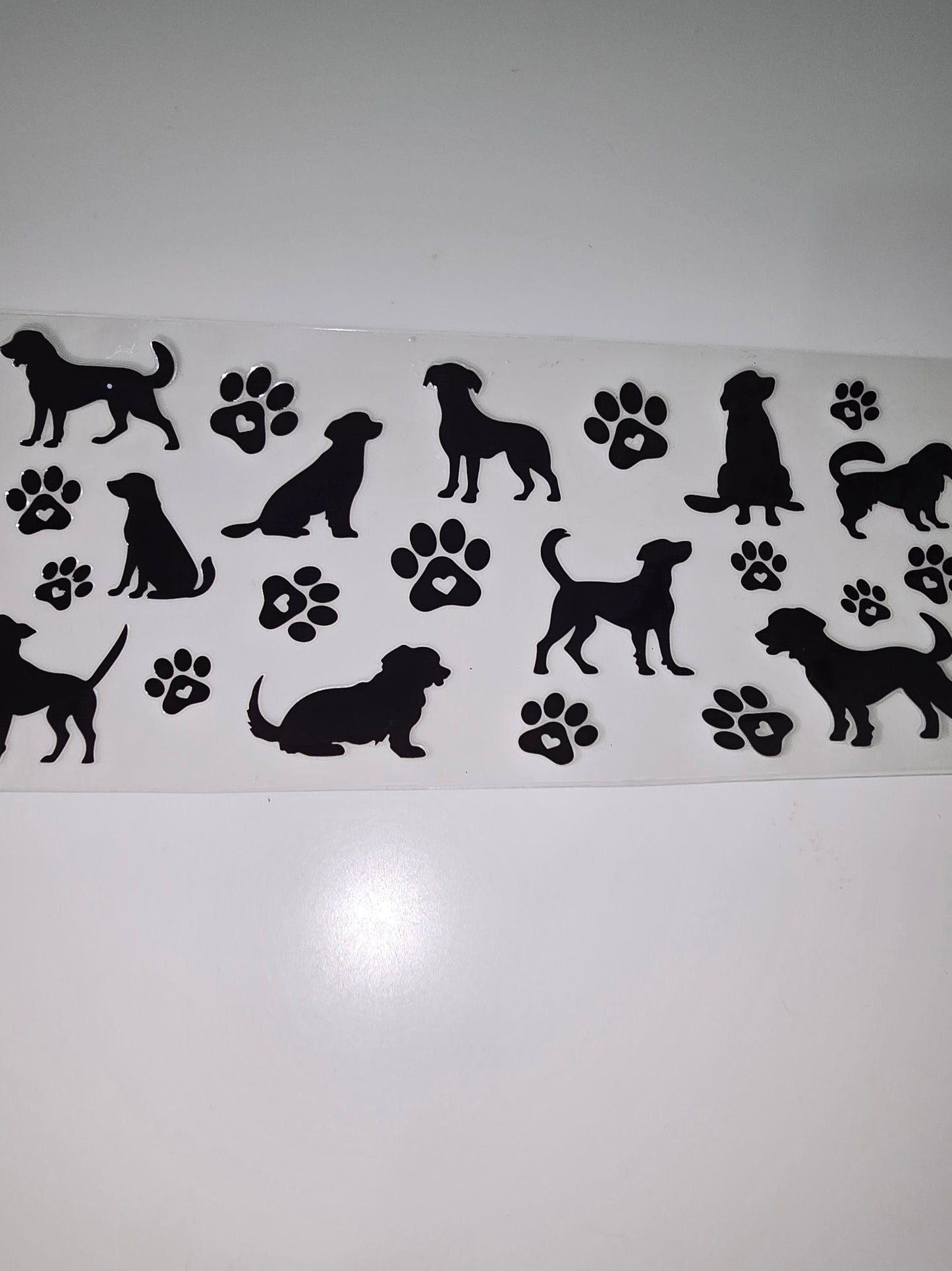 Black & White Dogs & Paws