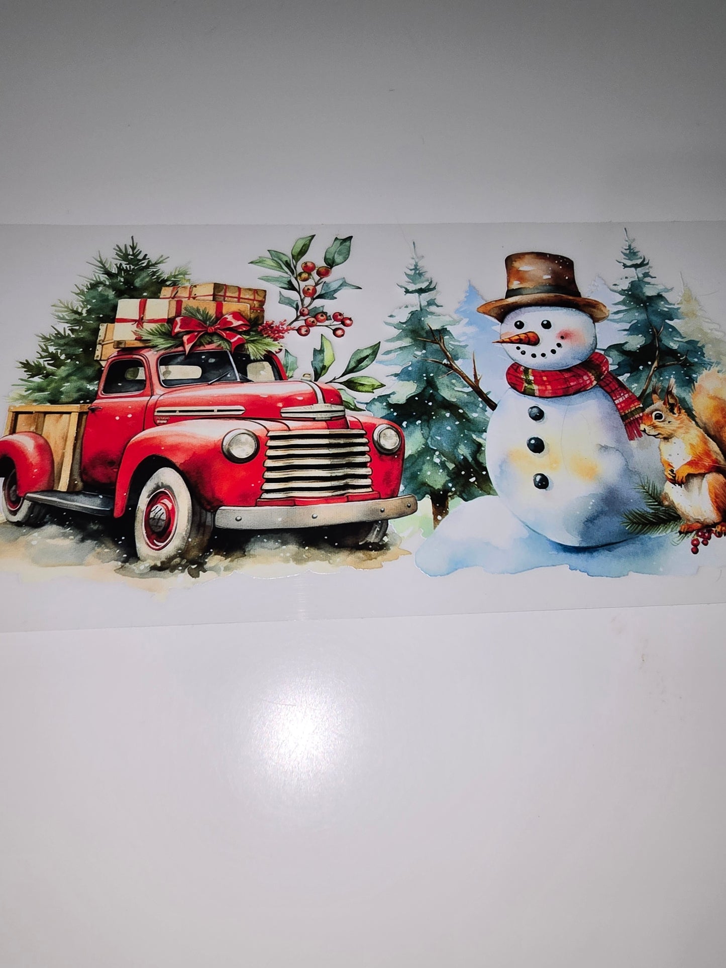 Truck & Snowman