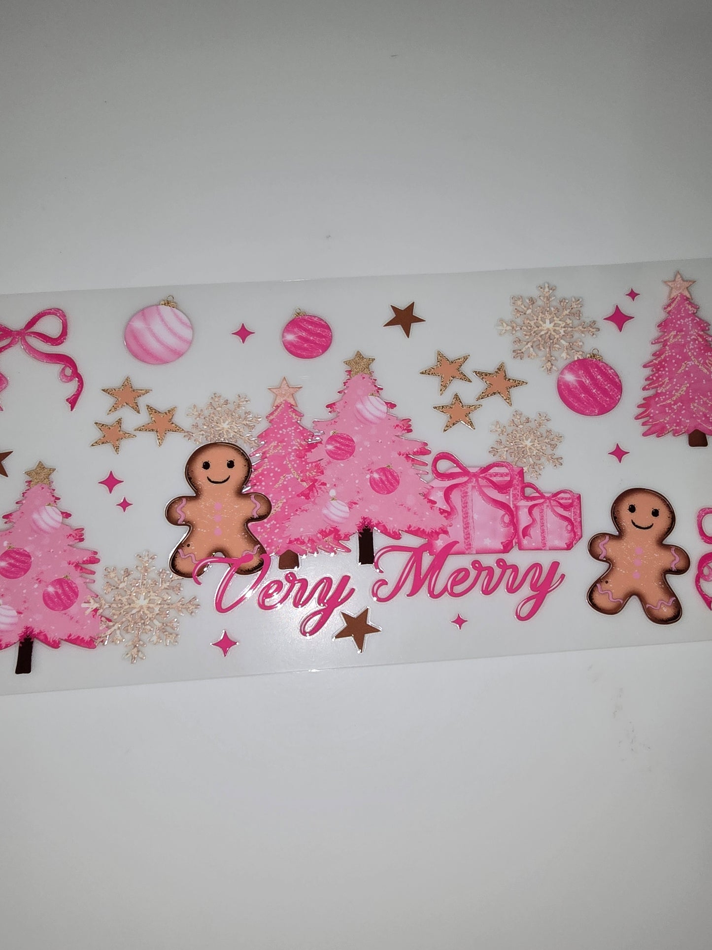 Pink, Gingerbread Very Merry Christmas