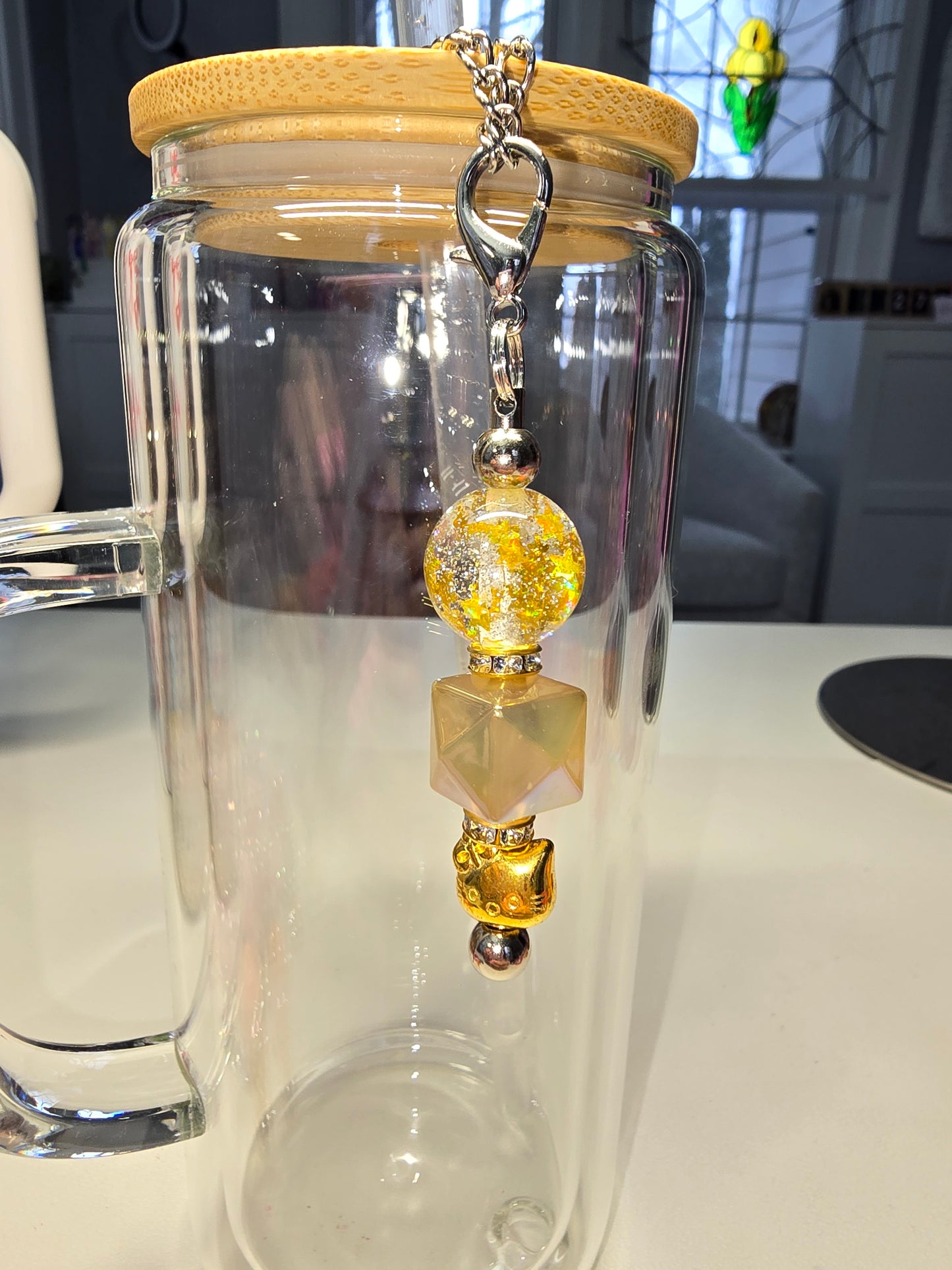 Golden Star & HKitty Cup Charm