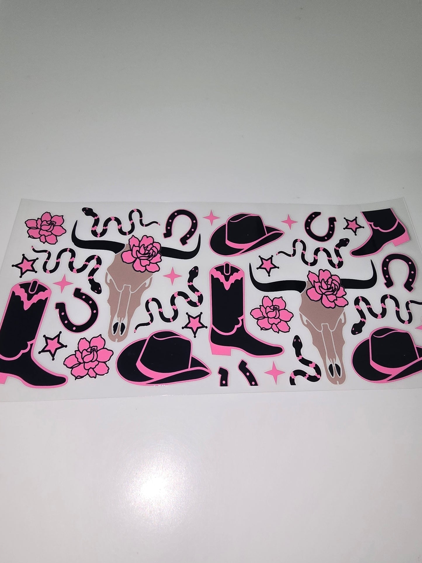 Black & Pink Cowgirl