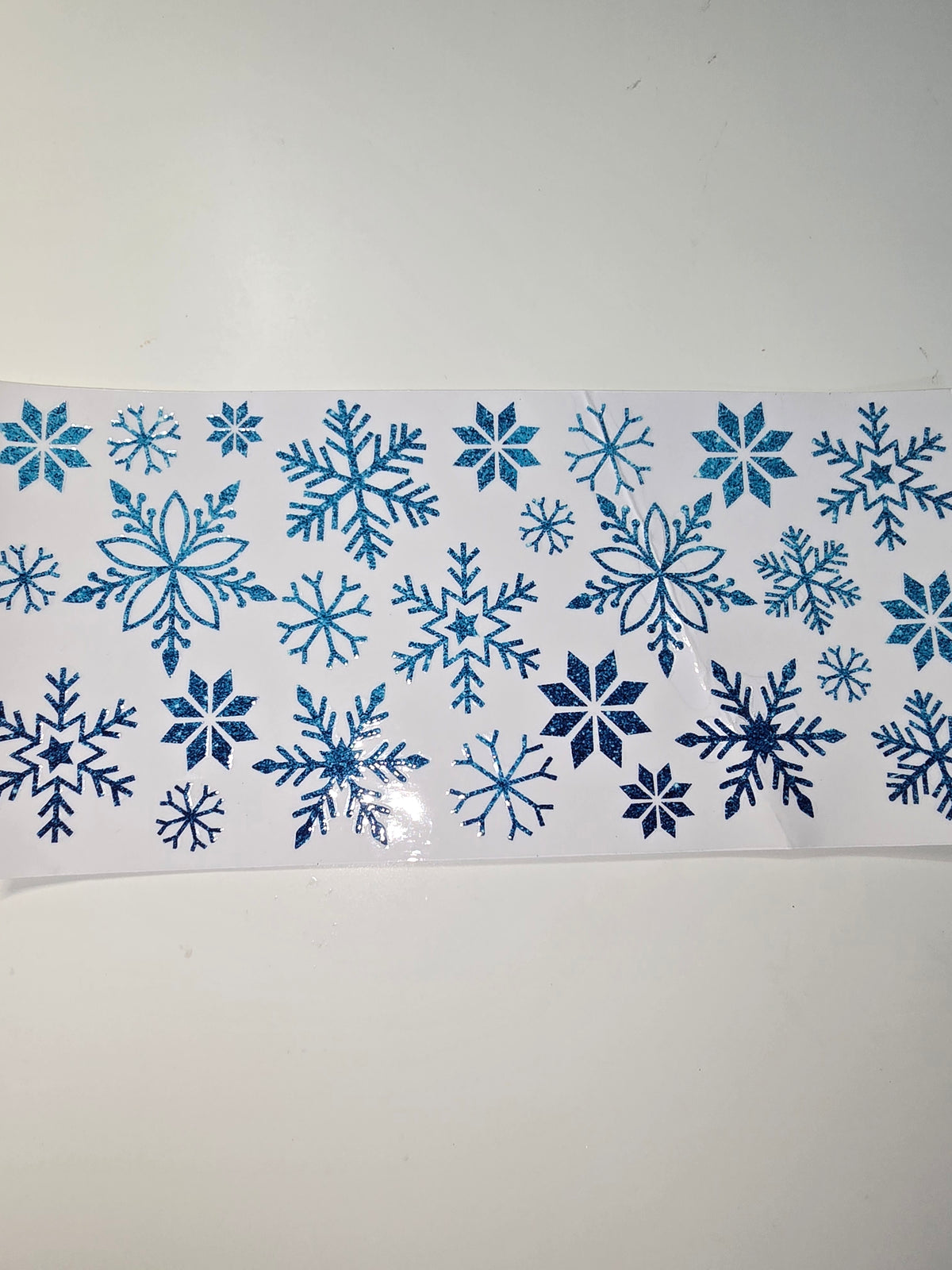 Blue Ombre Snowflakes