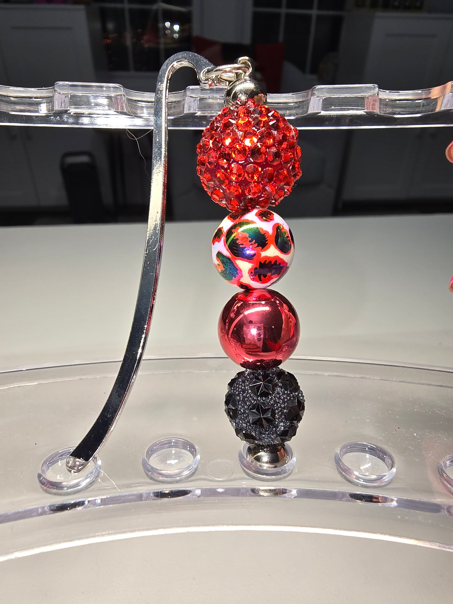 Reds & Blacks Keychain