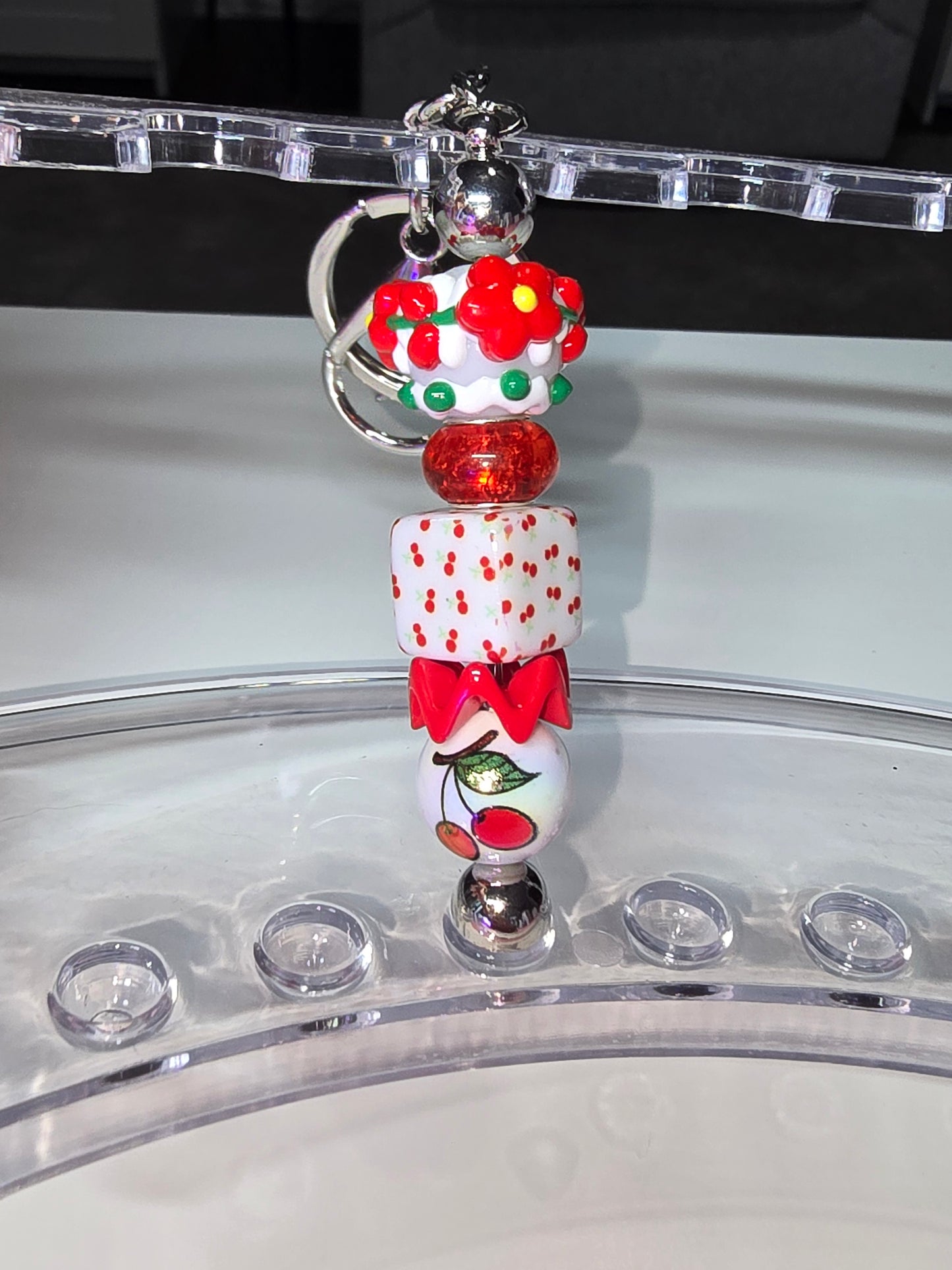 Cherries Keychain