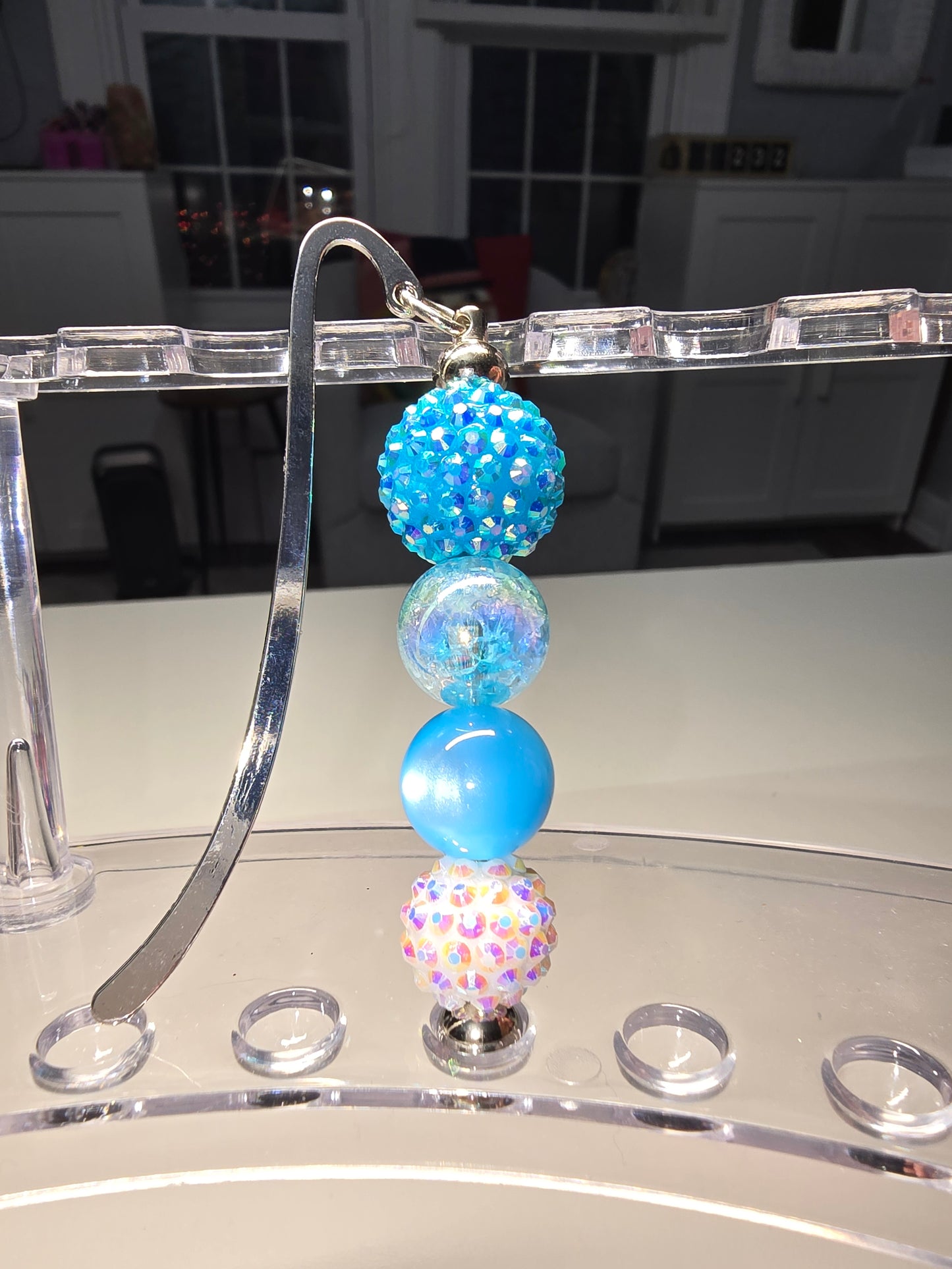 Frosty Blues Bookmark