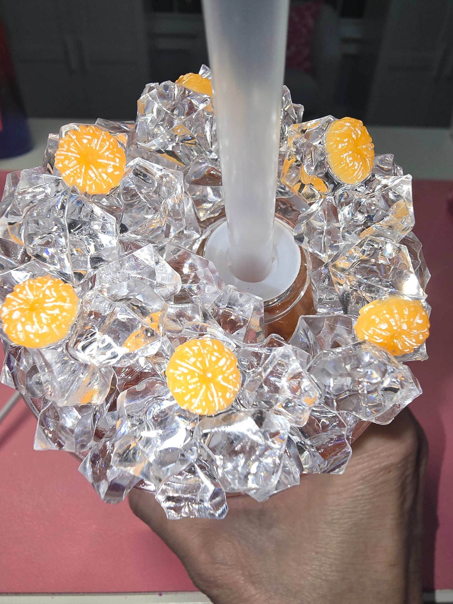 Orange Fizzie Drink Lava Cup