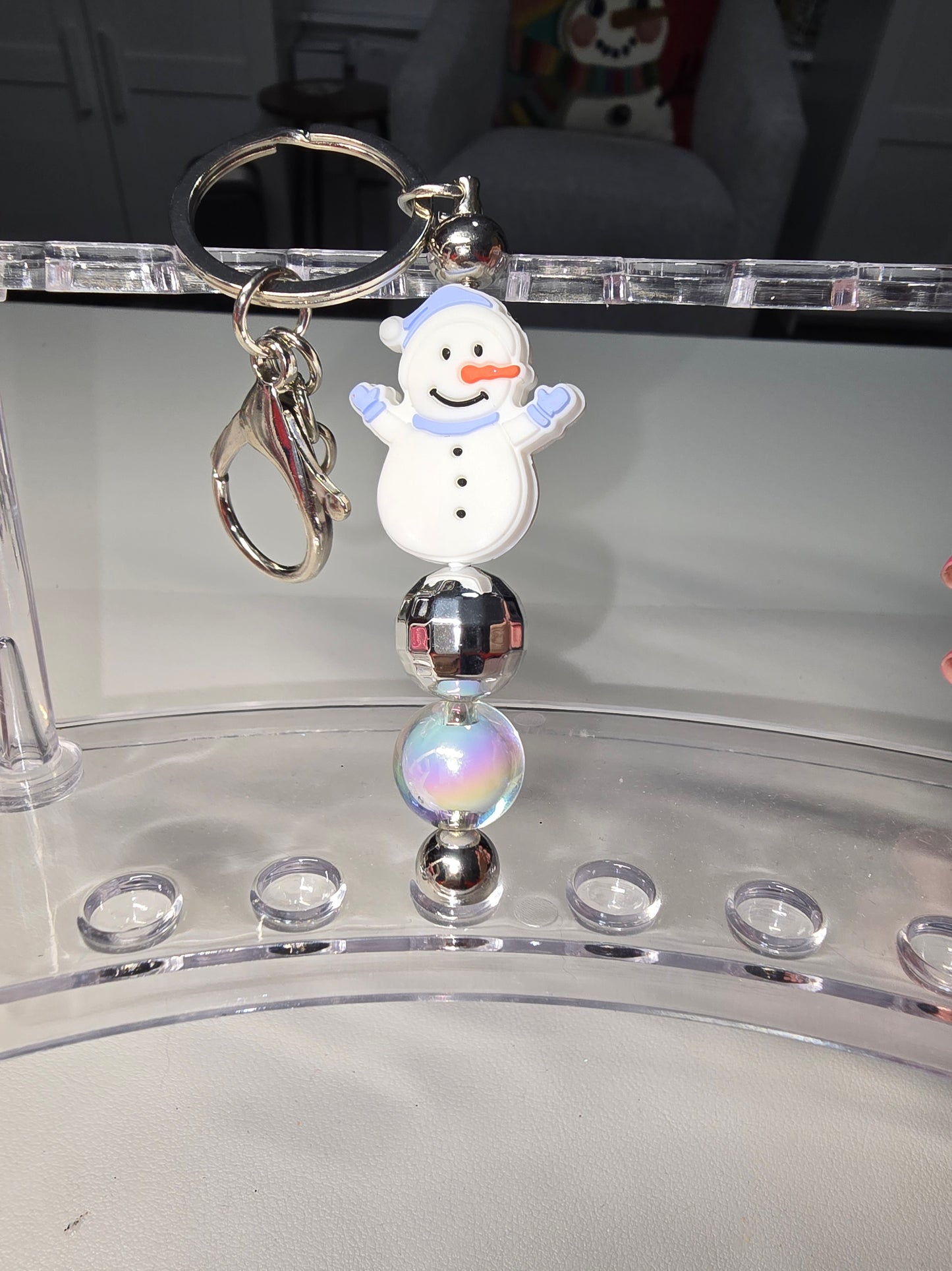 Snowman Keychain