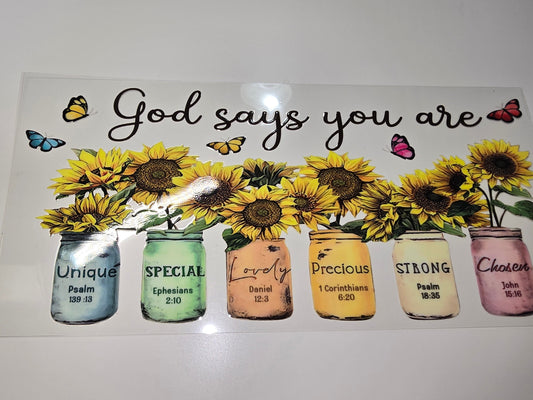 God says you are...