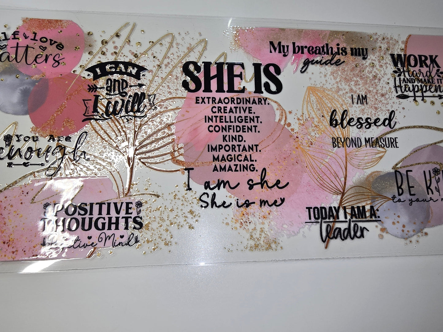 She is... positive thoughts