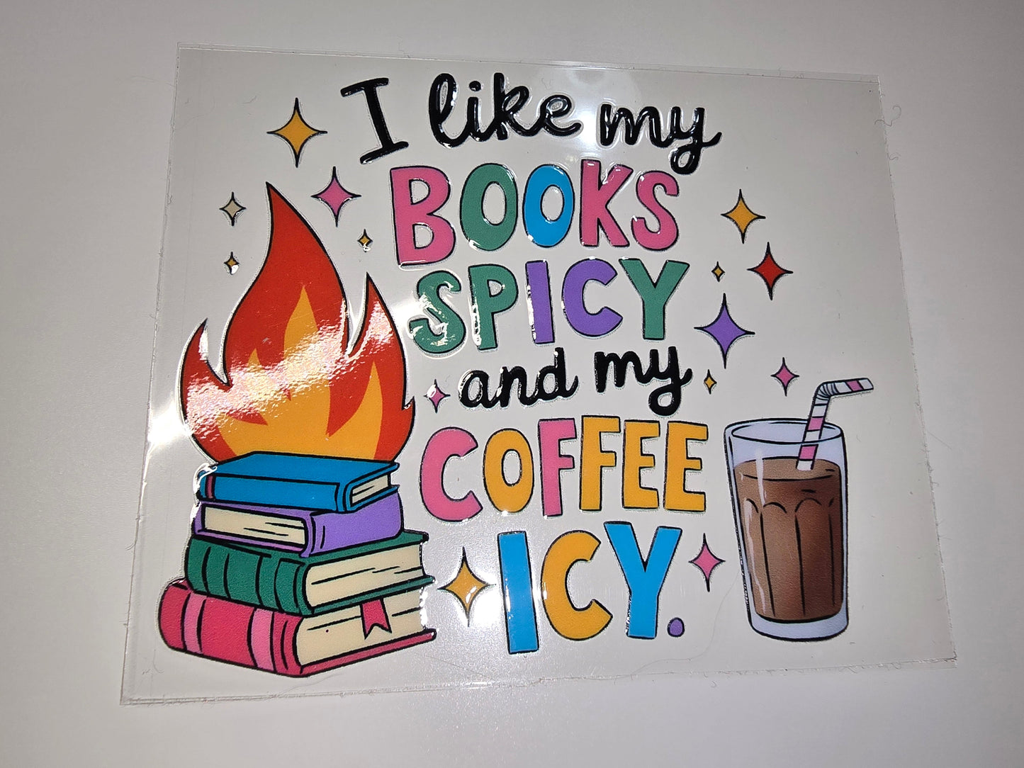 I like my books spicy and my coffee icy