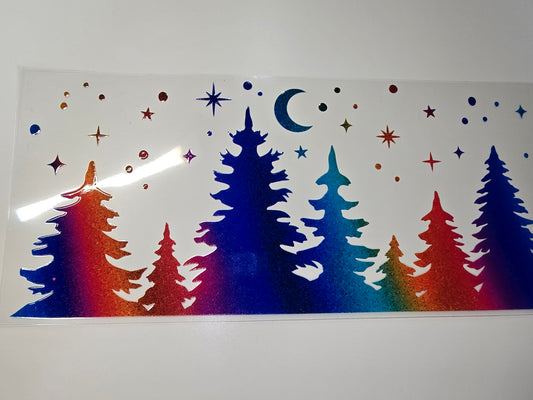Rainbow Pine Trees