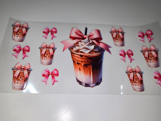 Girly Ice Coffee  & Bows