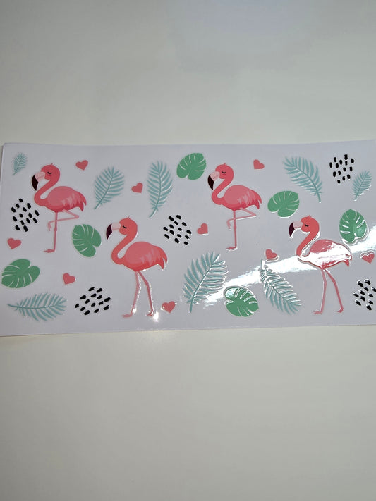 Pink Flamingo, Ferns