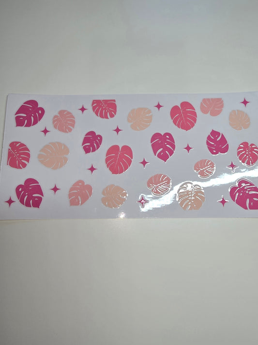 Pink & Peach Leaves