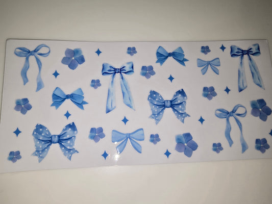 Blue Bows, Blue Flowers