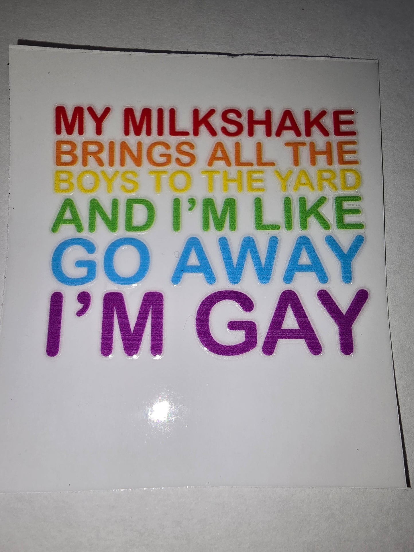 My Milkshake Brings All The Boys To the Back