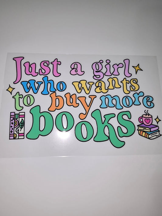 Just a girl who wants to buy more books