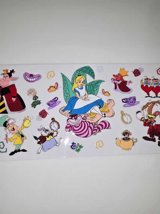 Alice with Wonderland friends