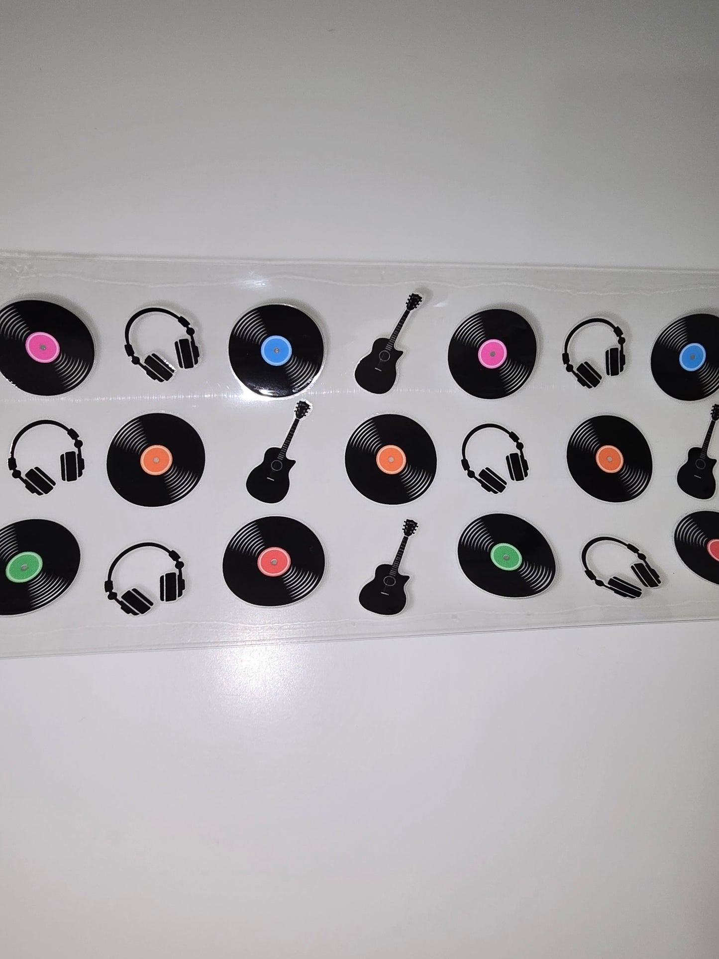 Records, Headphones, & Guitar