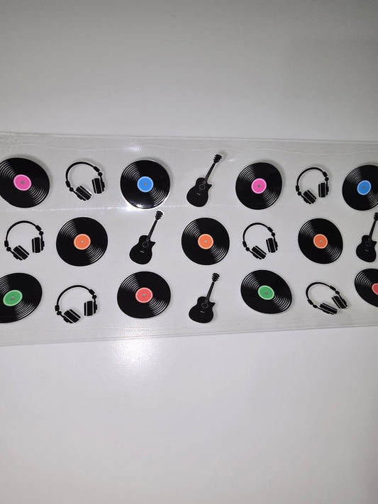 Records, Headphones, & Guitar
