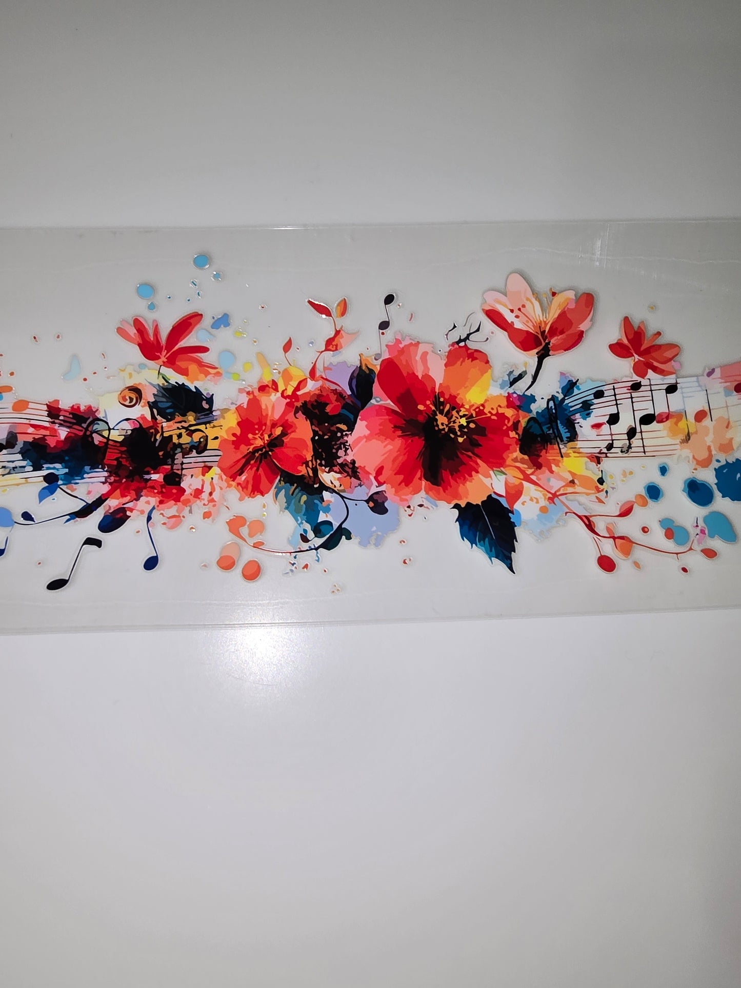 Flowers & Musical notes