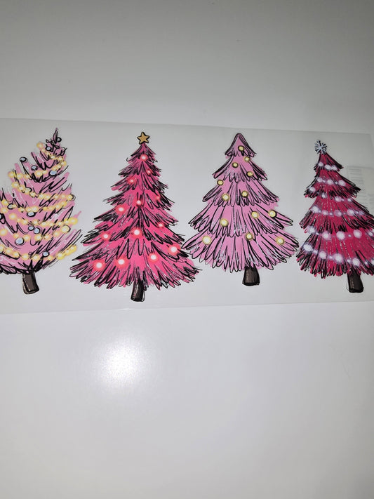 Pink Christmas Trees