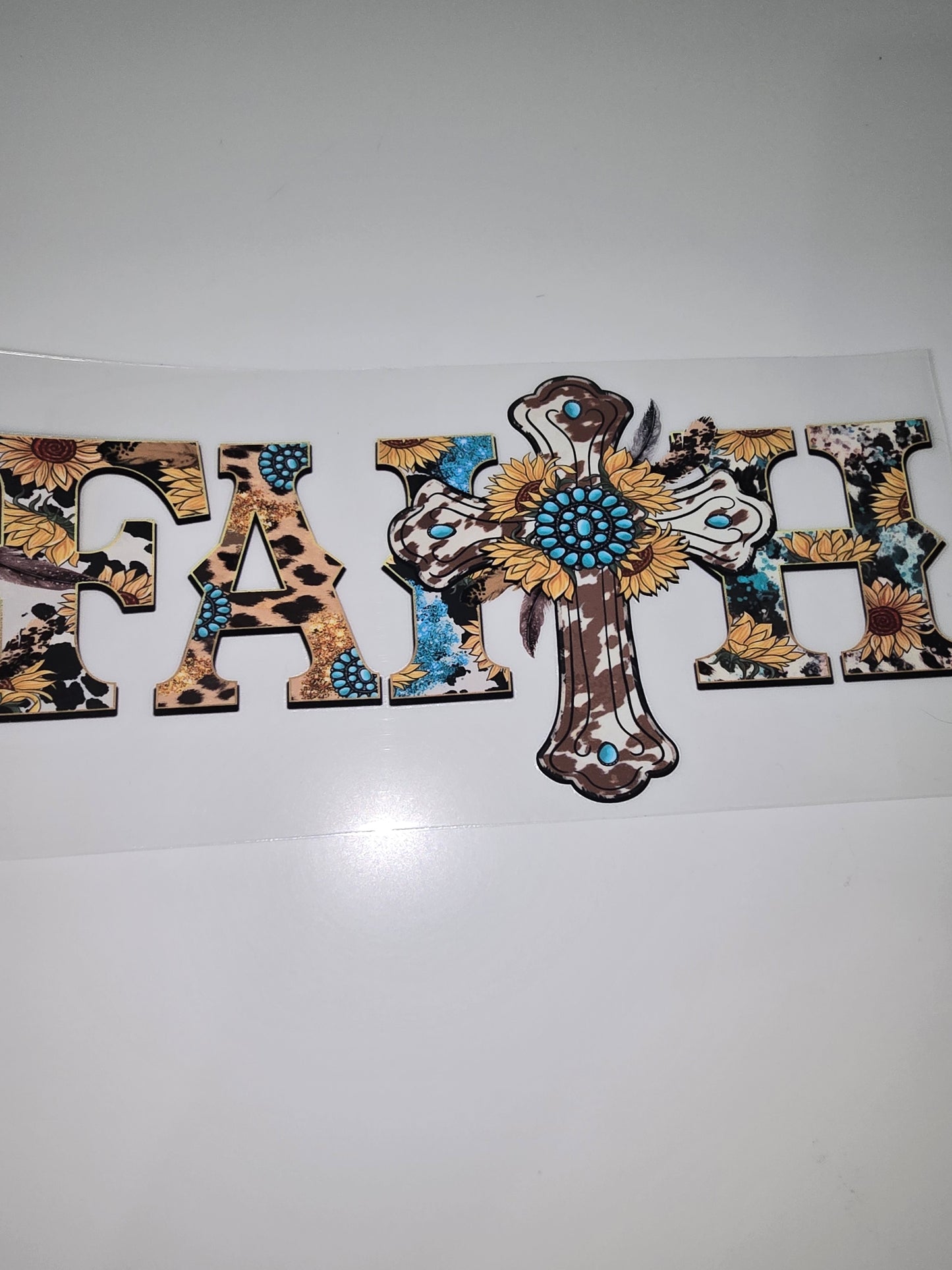 FAITH & turquoise cross