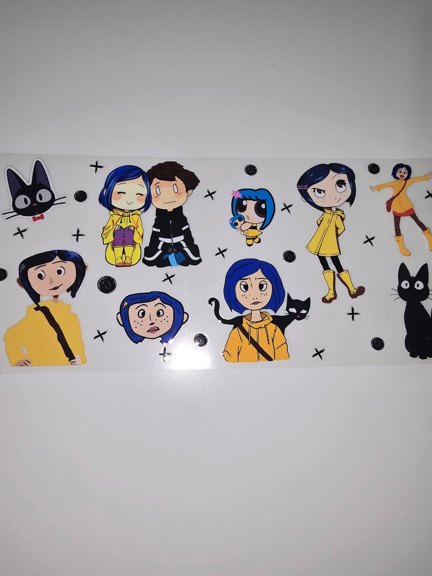 Girl & Mom w/Button Eyes