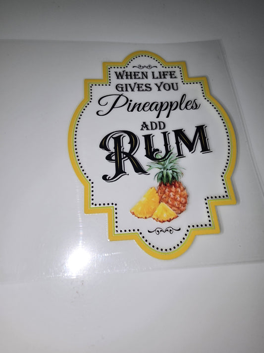 When life gives you pineapples, add rum