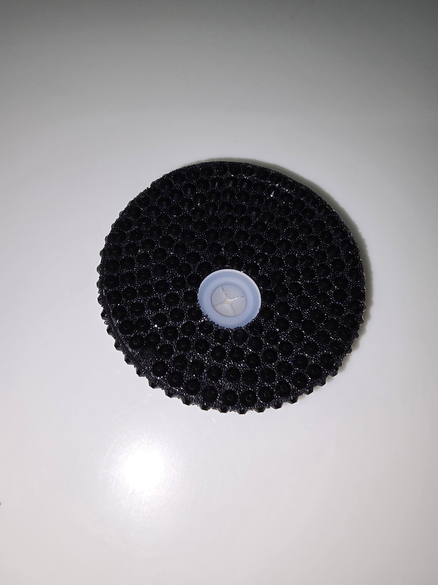 Black Rhinestone Lid