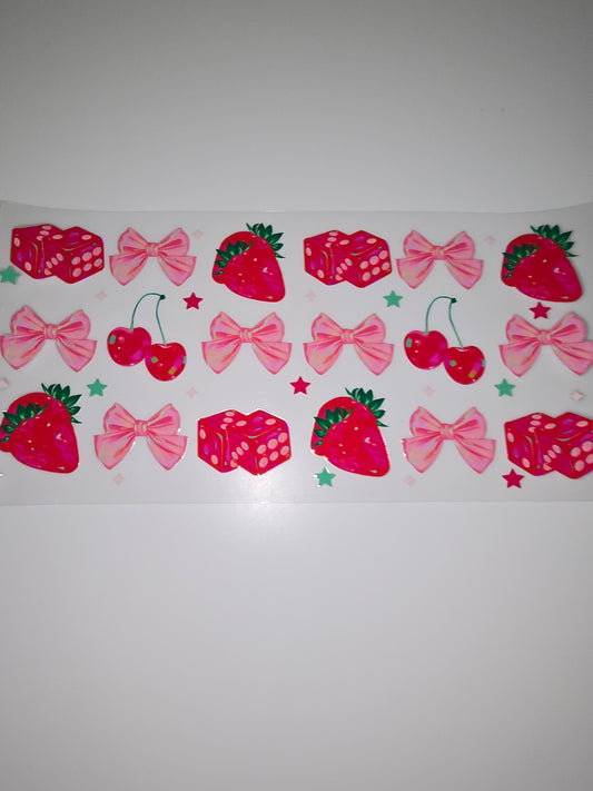 Strawberries & Cherry Bows
