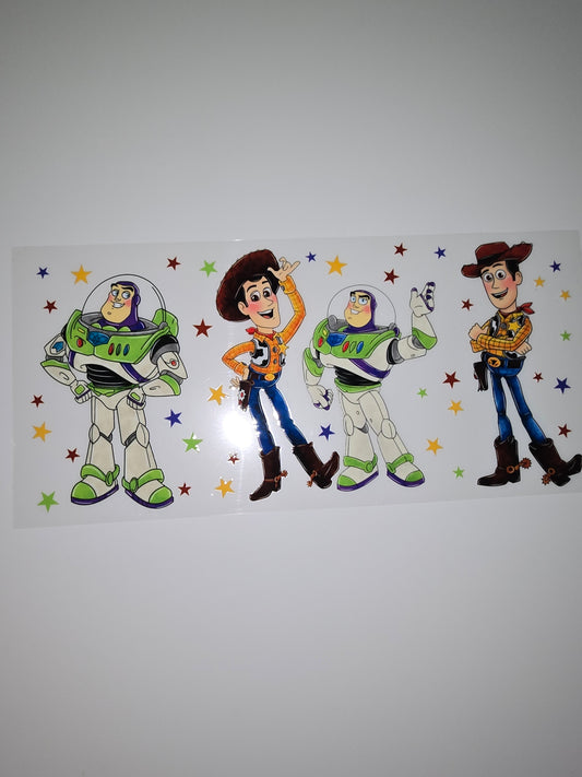 Cowboy, spaceman, and friends