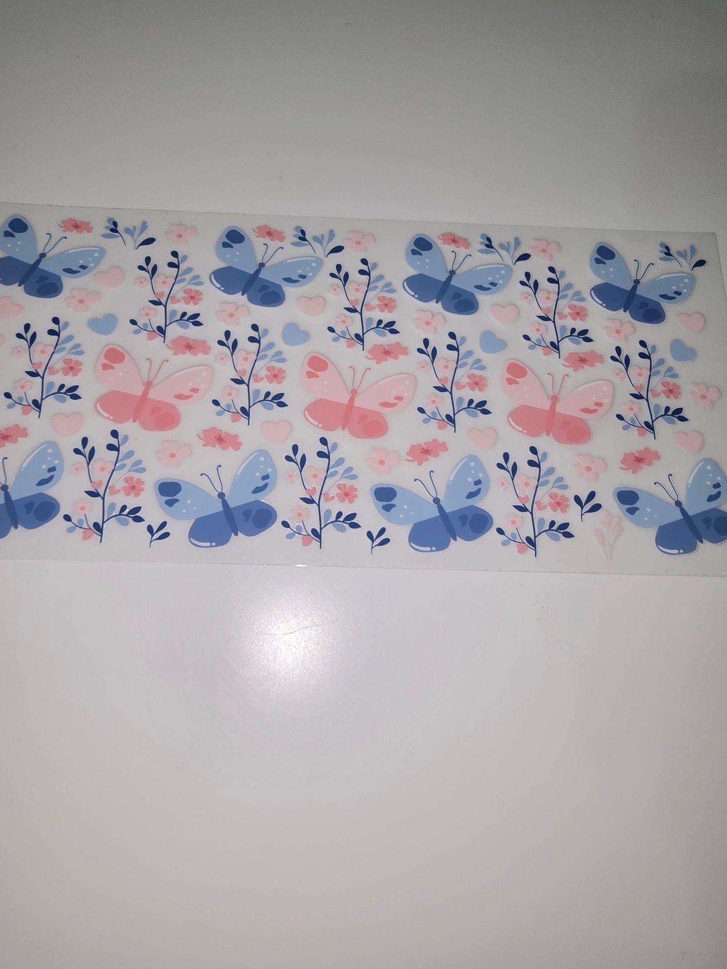 Pink & Blue Butterflies