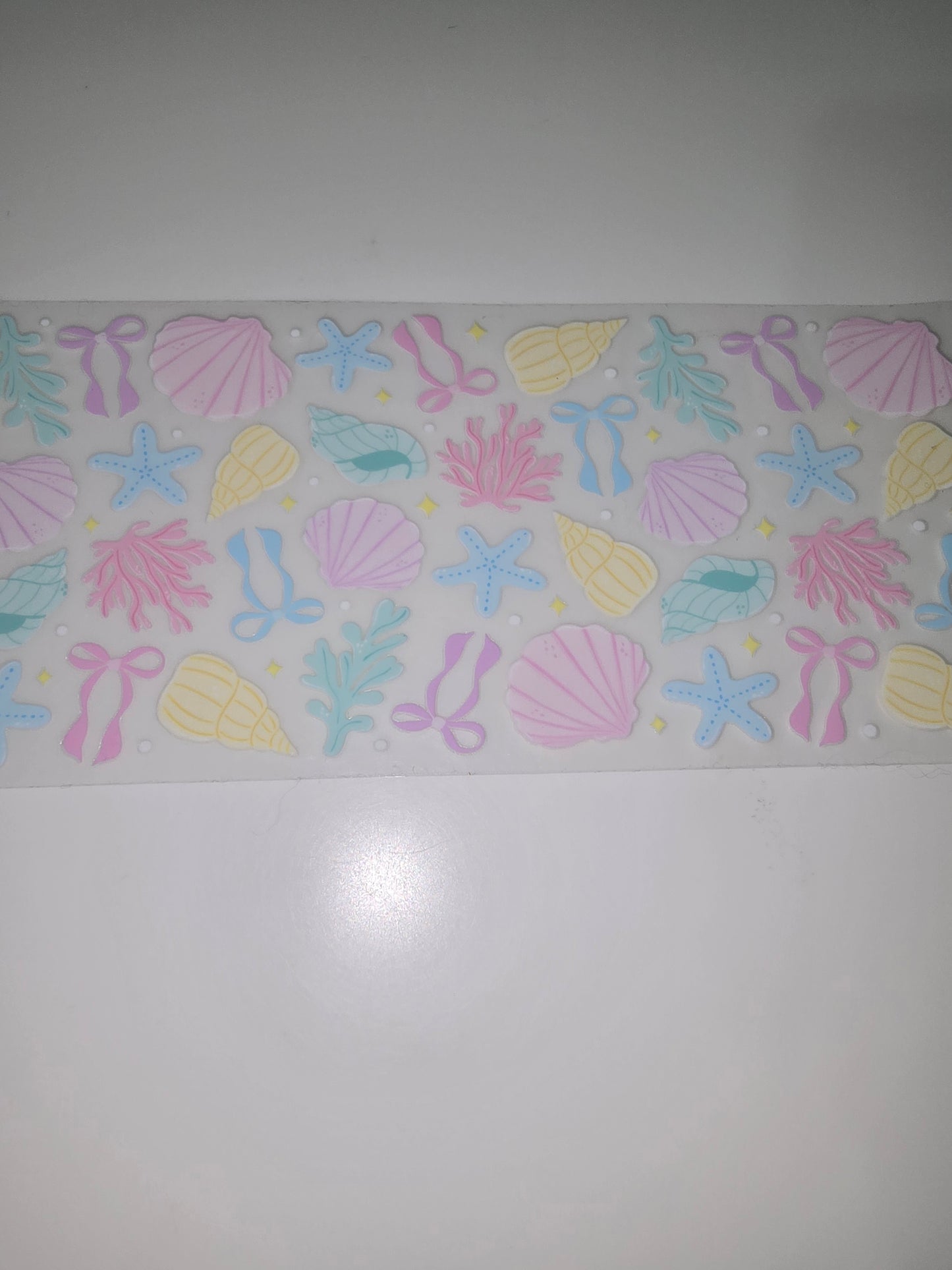 Pastel seashells