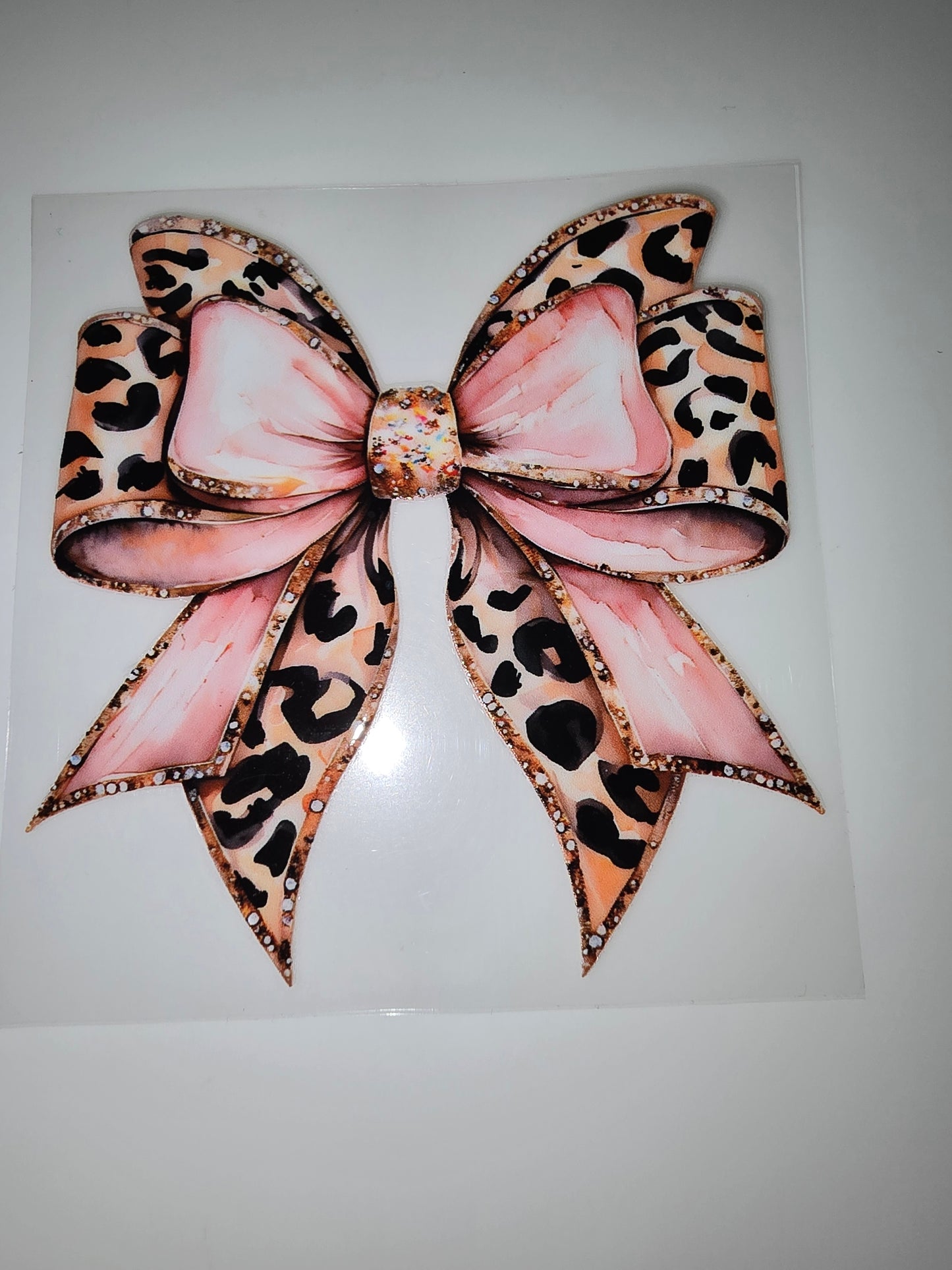 Leopard Print Bow