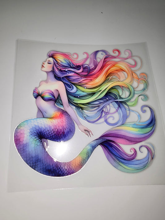 Mermaid sitting