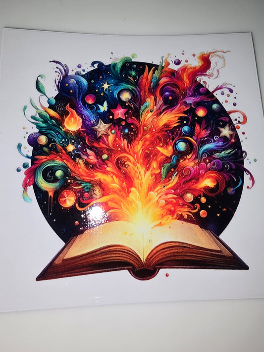 Book & Flames