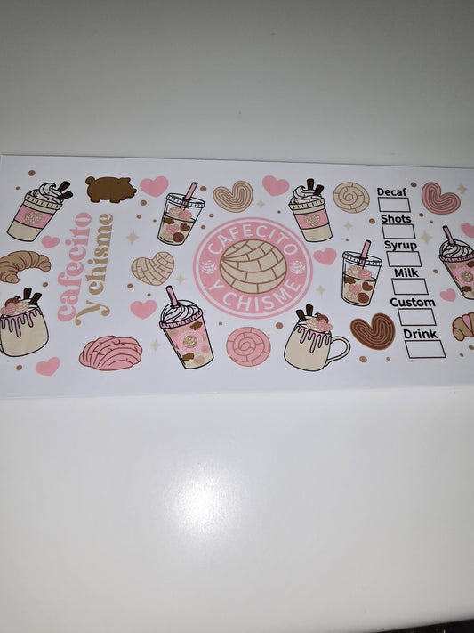 Cafecito Y Chisme - light pink