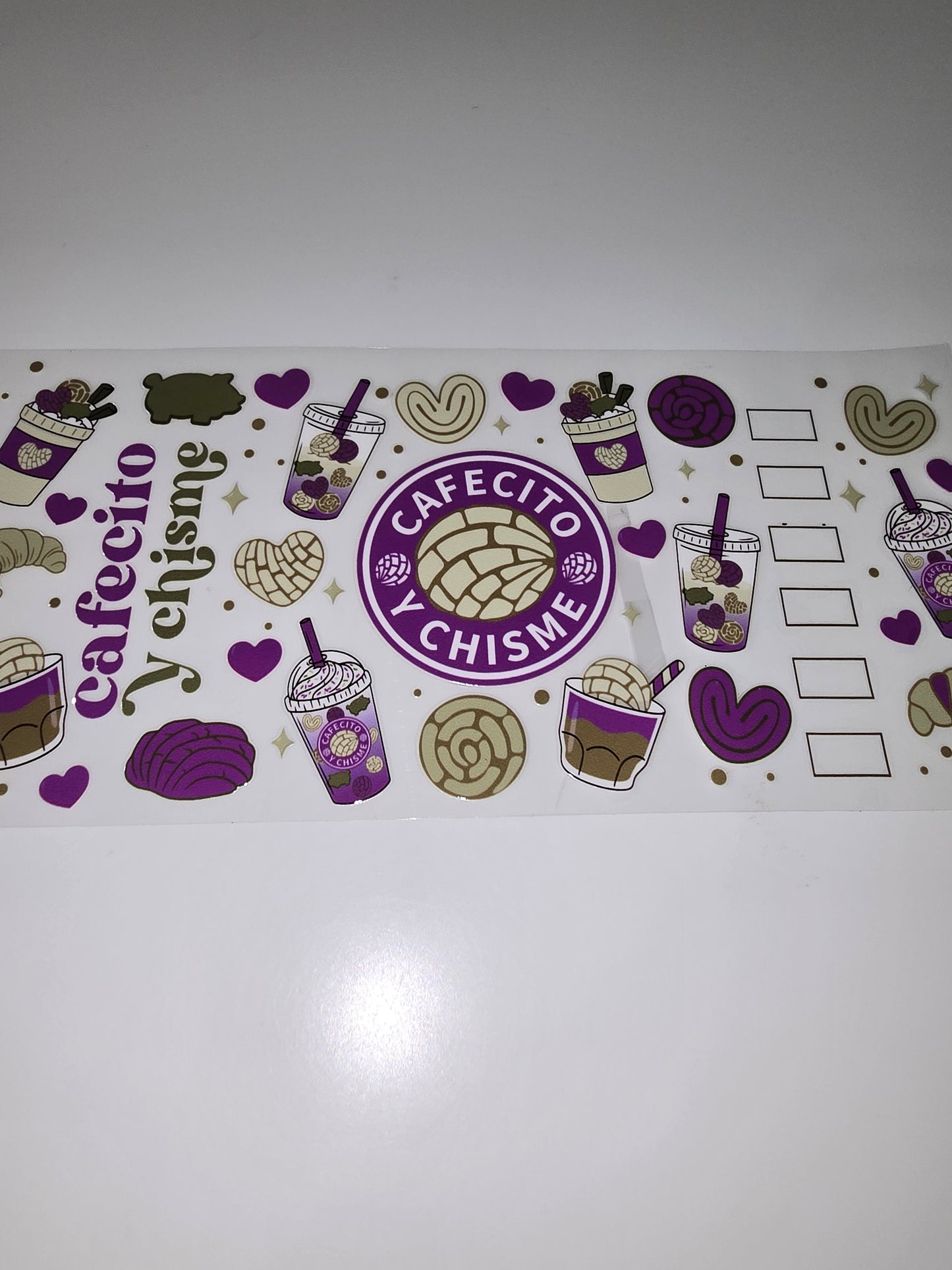 Cafecito Y Chisme - Purple